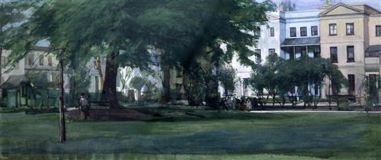 § William Bowyer (b.1926) St Peters Square, Hammersmith 8.25 x 19in.